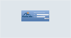 Desktop Screenshot of eservicios.mpuentealto.cl