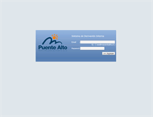 Tablet Screenshot of eservicios.mpuentealto.cl